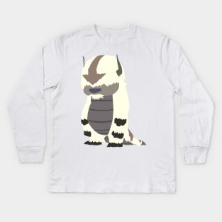 Standing Appa Kids Long Sleeve T-Shirt